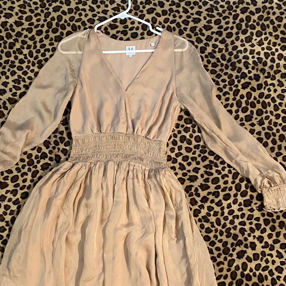 NWOT Halston Silk mini dress